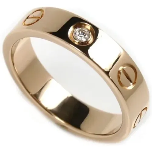 Pre-owned Jewellery, female, , Size: ONE SIZE Pre-owned Rose Gold rings - Cartier Vintage - Modalova