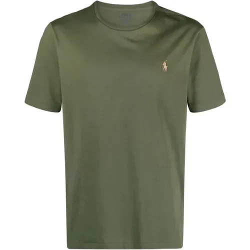 Custom slim fit t-shirt , male, Sizes: L, M, 2XL, XL - Ralph Lauren - Modalova