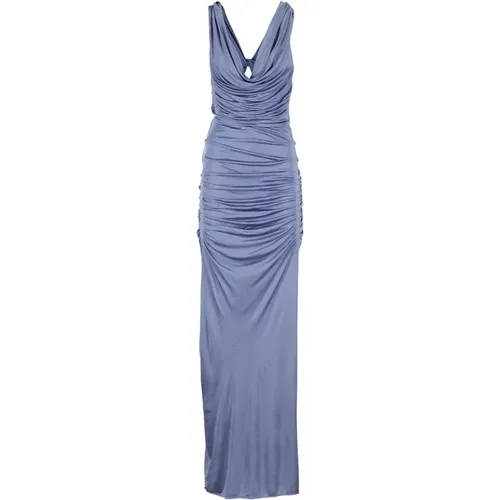 Elegantes Langes Kleid , Damen, Größe: XS - Gauge81 - Modalova
