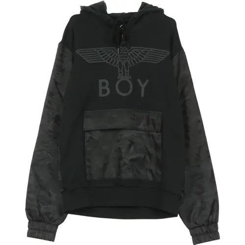 Schwarzer Camo Hoodie für Männer - BOY London - Modalova