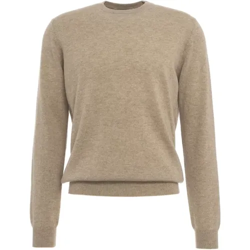 Luxuriöser Cashmere Crew Neck Pullover , Herren, Größe: 2XL - Gender - Modalova