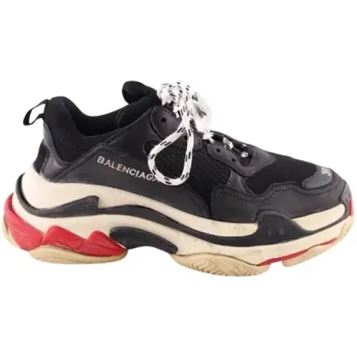 Pre-owned Sneakers, female, , Size: 9 US Pre-owned Leather sneakers - Balenciaga Vintage - Modalova