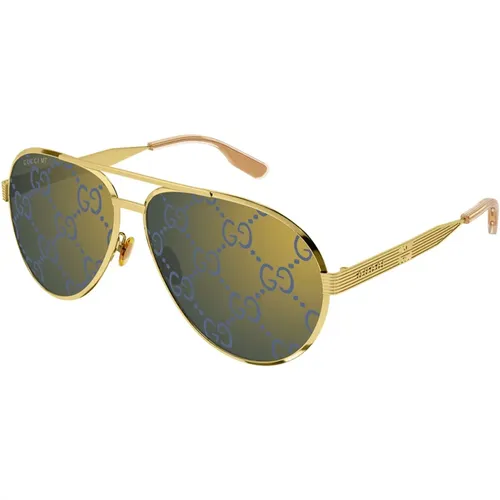 Vintage Style Sonnenbrille Gg1513S 005 , unisex, Größe: 64 MM - Gucci - Modalova