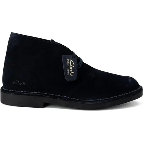 Blaue Schnürstiefel für Männer , Herren, Größe: 44 1/2 EU - Clarks - Modalova