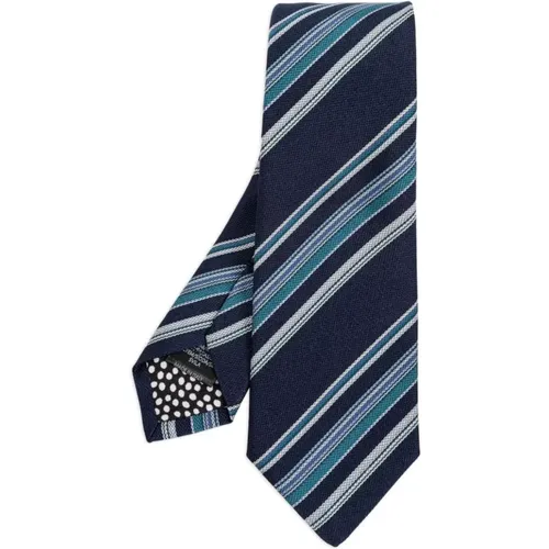 Ties, male, , Size: ONE SIZE Silk Pinstripe Tie - PS By Paul Smith - Modalova