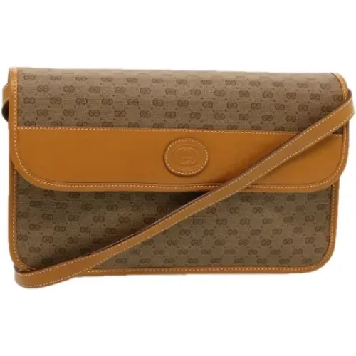 Pre-owned Cross Body Bags, female, , Size: ONE SIZE Pre-owned Leather gucci-bags - Gucci Vintage - Modalova