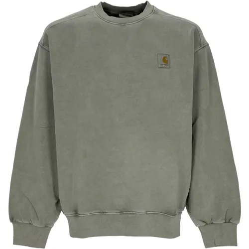 Grüner Crewneck Sweatshirt Vista Smoke - Carhartt WIP - Modalova