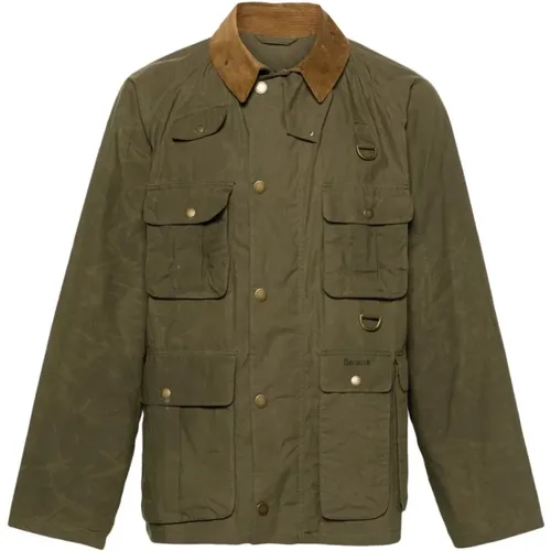 Cotton Jacket with D-Ring , male, Sizes: L, M, S - Barbour - Modalova