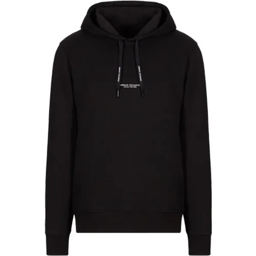 New Hoodie , male, Sizes: XS, S, M, XL - Armani Exchange - Modalova