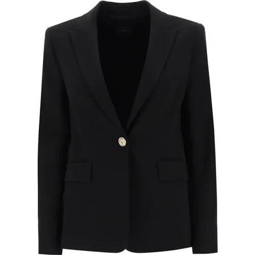 Einreihiger Blazer in Milano-Strick - pinko - Modalova