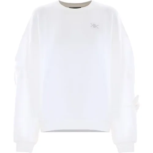 Minimalist Logo Sweatshirt , Damen, Größe: L - Kocca - Modalova