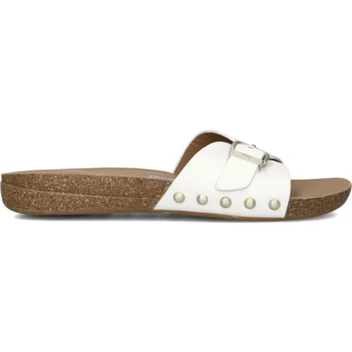 Leather Slippers Hf1 , female, Sizes: 6 UK, 8 UK, 5 UK, 9 UK, 4 UK - FitFlop - Modalova