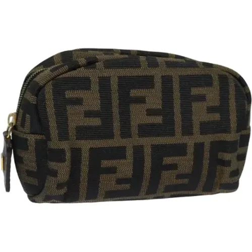 Pre-owned Bags, female, , Size: ONE SIZE Pre-owned Canvas pouches - Fendi Vintage - Modalova