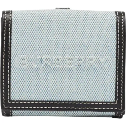 Pre-owned Canvas wallets , female, Sizes: ONE SIZE - Burberry Vintage - Modalova