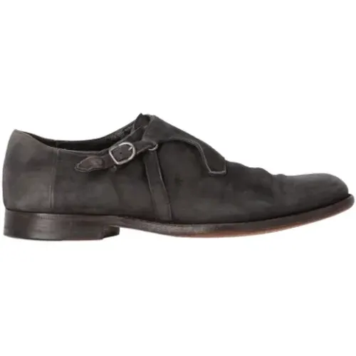 Pre-owned Flats, male, , Size: 9 US Pre-owned Suede flats - Sergio Rossi Pre-owned - Modalova