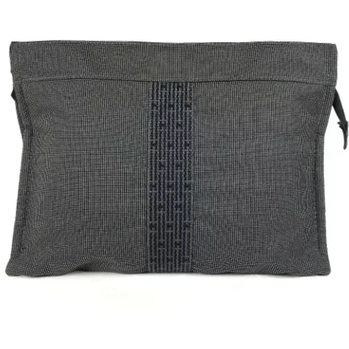 Pre-owned Clutches, female, , Size: ONE SIZE Pre-owned Fabric clutches - Hermès Vintage - Modalova