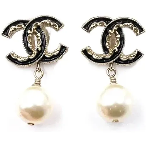 Pre-owned Fabric earrings , female, Sizes: ONE SIZE - Chanel Vintage - Modalova