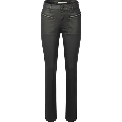 Midwaist 5-Pocket Straight Leg Jeans , female, Sizes: XS, 2XL - RAFFAELLO ROSSI - Modalova