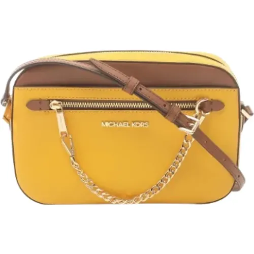 Pre-owned Cross Body Bags, female, , Size: ONE SIZE Pre-owned Leather shoulder-bags - Michael Kors Pre-owned - Modalova