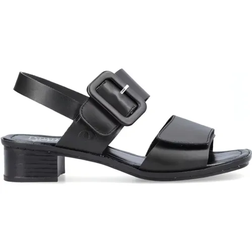 Leather Flat Sandals , female, Sizes: 3 UK, 6 UK, 4 UK, 5 UK - Rieker - Modalova
