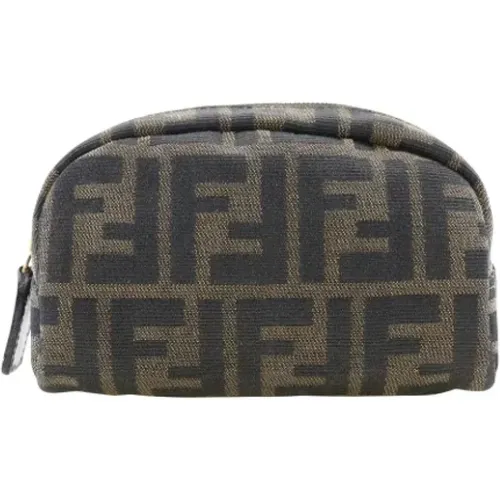 Pre-owned Bags, female, , Size: ONE SIZE Pre-owned Canvas pouches - Fendi Vintage - Modalova