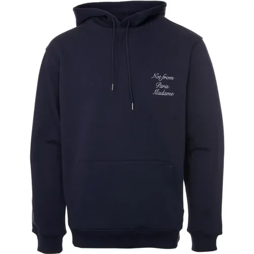 Calligraphy Slogan Hoodie , Herren, Größe: XL - Drole de Monsieur - Modalova