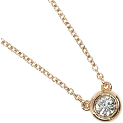 Pre-owned Jewellery, female, , Size: ONE SIZE Pre-owned Rose Gold necklaces - Tiffany & Co. Pre-owned - Modalova