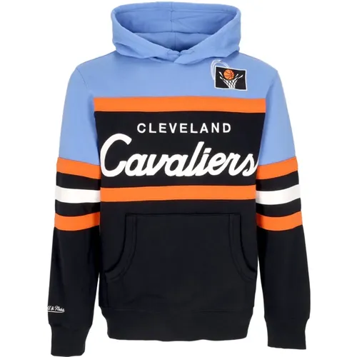 Hoodies, male, , Size: L NBA Head Coach Hoodie Cleveland Cavaliers - Mitchell & Ness - Modalova