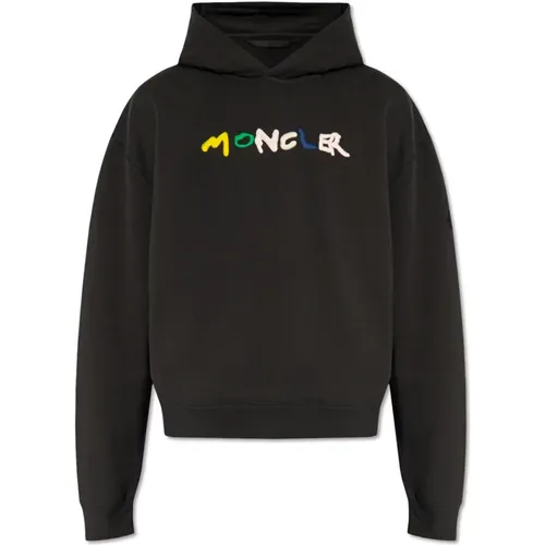 Hoodie with logo , Herren, Größe: L - Moncler - Modalova