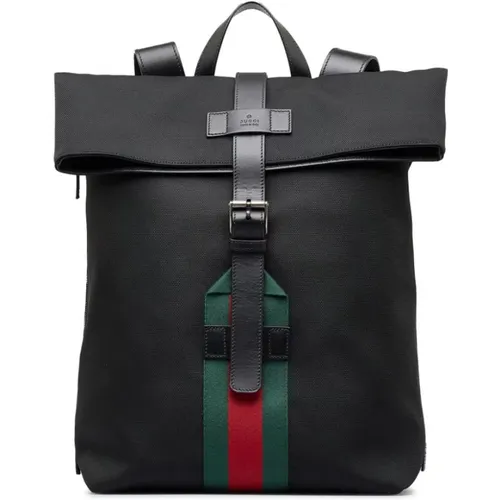 Backpacks, unisex, , Size: ONE SIZE Technocanvas Backpack with Adjustable Straps - Gucci - Modalova