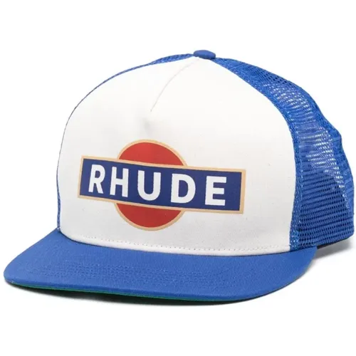 Caps, unisex, , Size: ONE SIZE Racer Trucker Hat Navy - Rhude - Modalova