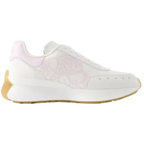 Pre-owned Leather sneakers , female, Sizes: 7 UK - Alexander McQueen Pre-owned - Modalova