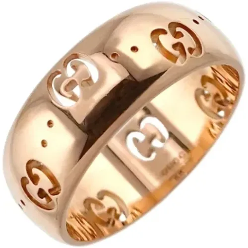 Pre-owned Rose Gold rings , female, Sizes: ONE SIZE - Gucci Vintage - Modalova