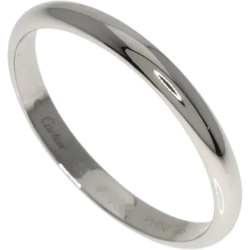 Pre-owned Platinum rings , female, Sizes: ONE SIZE - Cartier Vintage - Modalova