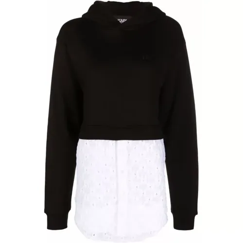 Kapuzenpullover , Damen, Größe: S - Karl Lagerfeld - Modalova