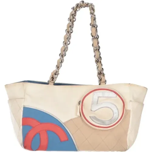 Pre-owned Tote Bags, female, , Size: ONE SIZE Pre-owned Cotton chanel-bags - Chanel Vintage - Modalova