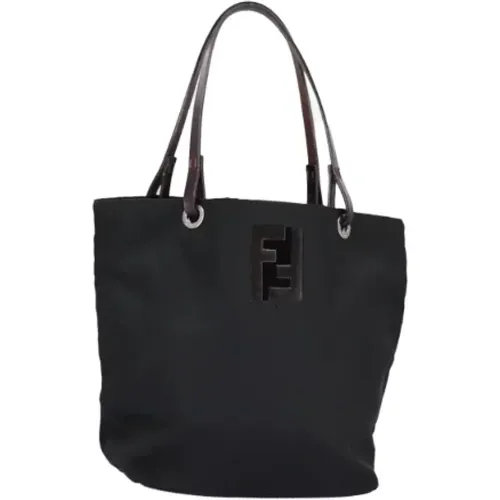 Pre-owned Tote Bags, female, , Size: ONE SIZE Pre-owned Leather handbags - Fendi Vintage - Modalova