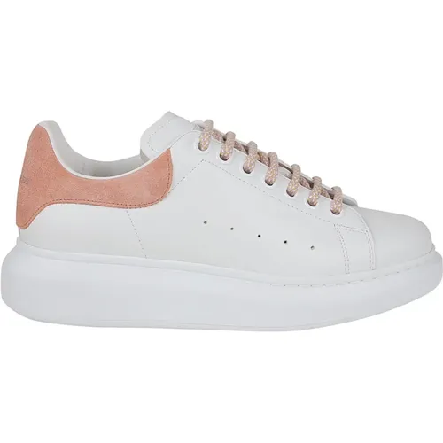 Neutral Leather Sneakers Ss24 , female, Sizes: 4 UK, 3 UK, 7 UK, 8 UK, 7 1/2 UK, 6 UK, 2 1/2 UK, 5 1/2 UK, 5 UK, 4 1/2 UK, 2 UK - alexander mcqueen - Modalova