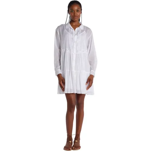 Voile Shirt Minidress , female, Sizes: M, XS, S - BA&SH - Modalova