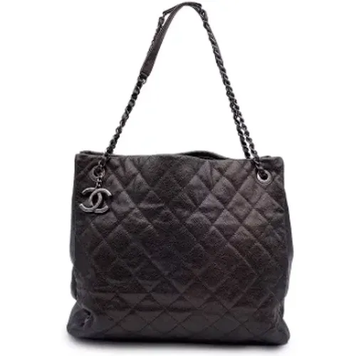 Pre-owned Leather totes , female, Sizes: ONE SIZE - Chanel Vintage - Modalova