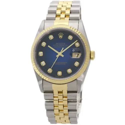 Pre-owned Stainless Steel watches , male, Sizes: ONE SIZE - Rolex Vintage - Modalova