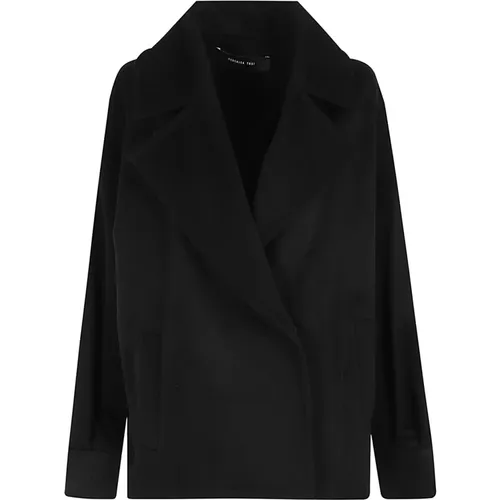 Stylish Caban Coat , female, Sizes: S - Federica Tosi - Modalova