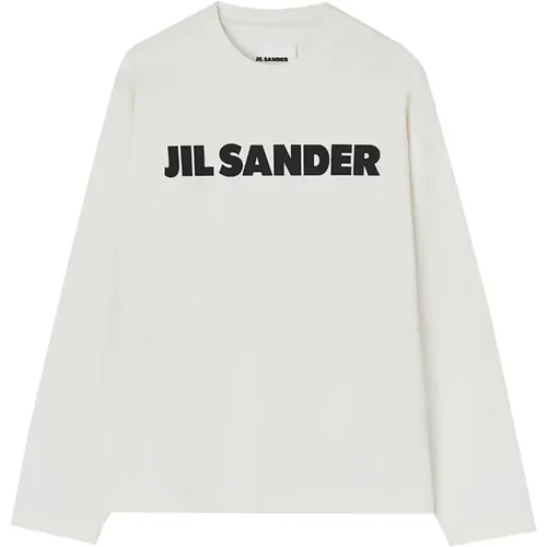 Sweatshirts, male, , Size: XL Long-sleeved T-shirts and Polos - Jil Sander - Modalova