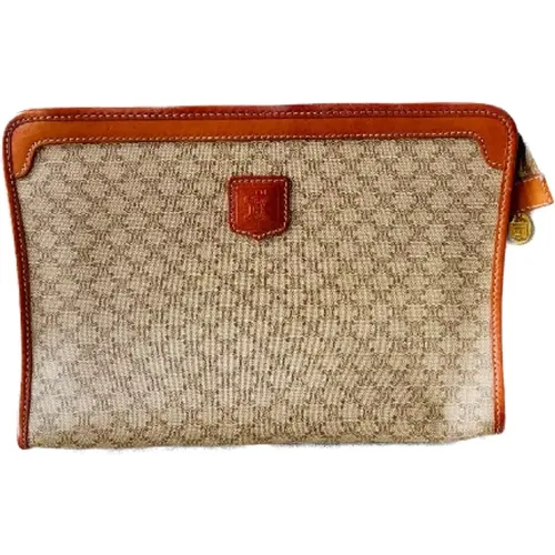 Pre-owned Clutches, female, , Size: ONE SIZE Pre-owned Canvas celine-bags - Celine Vintage - Modalova