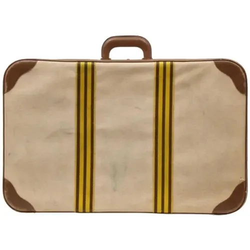 Pre-owned Bags, unisex, , Size: ONE SIZE Pre-owned Canvas travel-bags - Hermès Vintage - Modalova