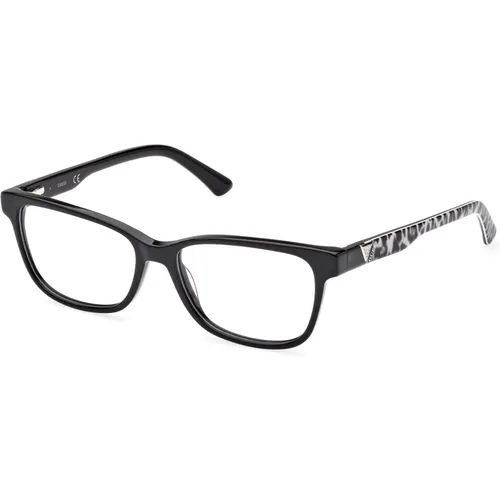 Glamouröse schwarze Acetatbrille - Guess - Modalova