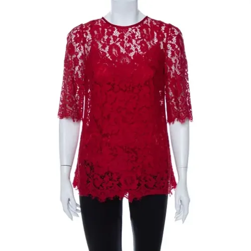 Pre-owned Lace tops , female, Sizes: M - Dolce & Gabbana Pre-owned - Modalova