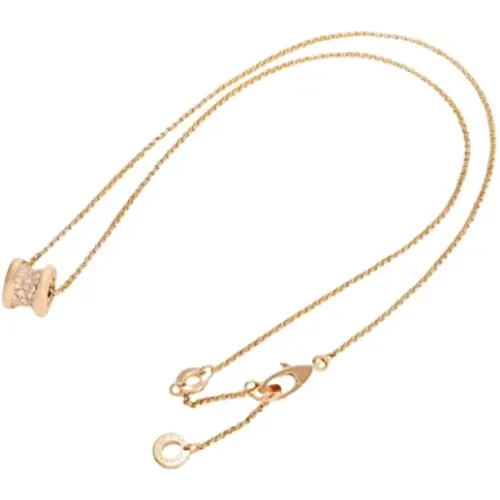 Pre-owned Jewellery, female, , Size: ONE SIZE Pre-owned Rose Gold necklaces - Bvlgari Vintage - Modalova