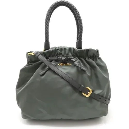 Pre-owned Tote Bags, female, , Size: ONE SIZE Pre-owned Canvas totes - Prada Vintage - Modalova