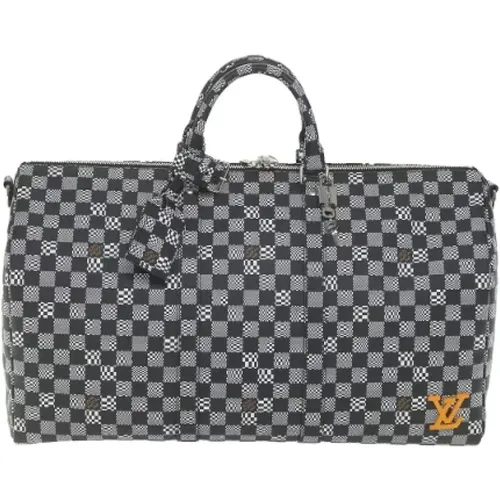 Pre-owned Weekend Bags, female, , Size: ONE SIZE Pre-owned Canvas travel-bags - Louis Vuitton Vintage - Modalova